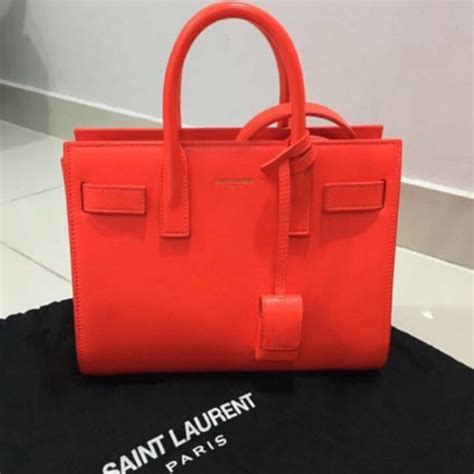 ysl sac de jour orange